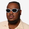 Astro Nasa Silver PlasticSunglass Frames for Men from EyeBuyDirect