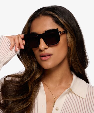 Black Virtua -  Acetate Sunglasses