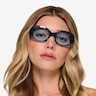 Dolly Crystal Blue AcetateSunglass Frames for Women from EyeBuyDirect