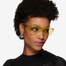Peggy Milky Yellow AcetateSunglass Frames for Women from EyeBuyDirect