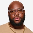 Nat Clear Crystal AcetateSunglass Frames for Men from EyeBuyDirect