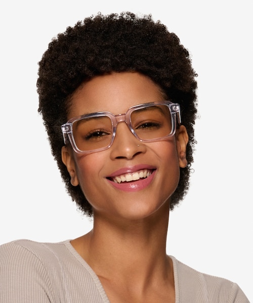 Nat Clear Crystal AcetateSunglass Frames for Women from EyeBuyDirect
