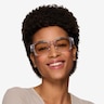 Nat Clear Crystal AcetateSunglass Frames for Women from EyeBuyDirect