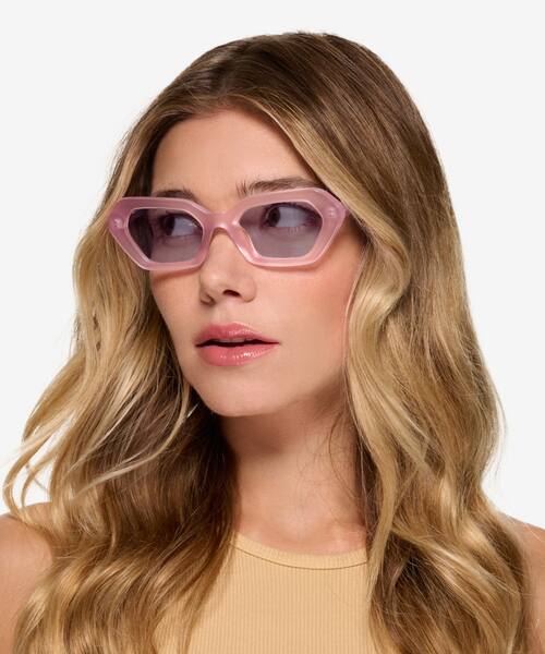 Milky Pink Brigitte -  Acetate Sunglasses