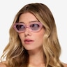 Brigitte Milky Pink AcetateSunglass Frames for Women from EyeBuyDirect