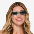 Brigitte Crystal Light Green AcetateSunglass Frames for Women from EyeBuyDirect