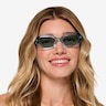Brigitte Crystal Light Green AcetateSunglass Frames for Women from EyeBuyDirect