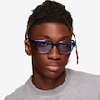 Canna Crystal Blue Alternative MaterialsSunglass Frames for Men from EyeBuyDirect