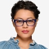 Canna Crystal Blue AcetateSunglass Frames for Women from EyeBuyDirect