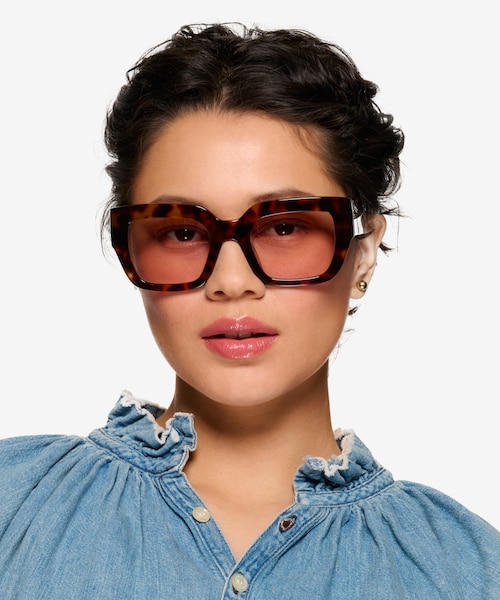 Plumarius Tortoise Alternative MaterialsSunglass Frames for Women from EyeBuyDirect