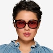 Helia Tortoise Alternative MaterialsSunglass Frames for Women from EyeBuyDirect