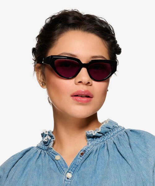 Aria Black AcetateSunglass Frames for Women from EyeBuyDirect