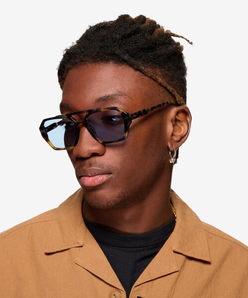 Hotel Spotty Tortoise AcetateSunglass Frames for Men from EyeBuyDirect
