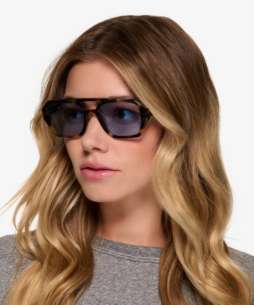 Hotel Spotty Tortoise AcetateSunglass Frames for Women from EyeBuyDirect