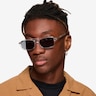 Kilo Clear Crystal AcetateSunglass Frames for Men from EyeBuyDirect