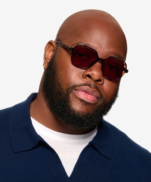 Fierce Tortoise PlasticSunglass Frames for Men from EyeBuyDirect