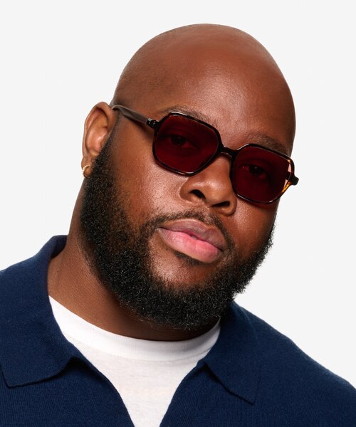 Fierce Tortoise PlasticSunglass Frames for Men from EyeBuyDirect