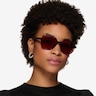 Fierce Tortoise PlasticSunglass Frames for Women from EyeBuyDirect