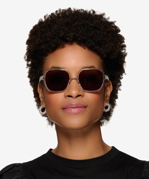 Fierce Crystal PlasticSunglass Frames for Women from EyeBuyDirect