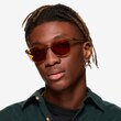 Pep Shiny Crystal Nude PlasticSunglass Frames for Men from EyeBuyDirect