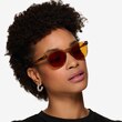 Pep Shiny Crystal Nude PlasticSunglass Frames for Women from EyeBuyDirect