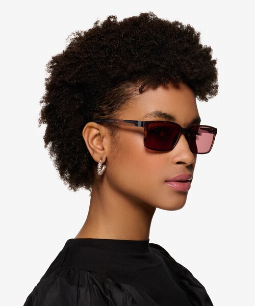 Strive Tortoise Gray PlasticSunglass Frames for Women from EyeBuyDirect