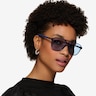 Zeal Sun Shiny Crystal Navy AcetateSunglass Frames for Women from EyeBuyDirect