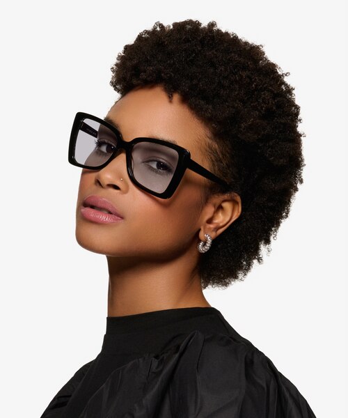 Tippi Black AcetateSunglass Frames for Women from EyeBuyDirect
