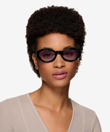 Black Francoise -  Acetate Sunglasses