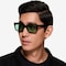 Golden Shiny Black Acétate Soleil de Lunette de vue pour Hommes d'EyeBuyDirect