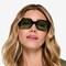 Golden Shiny Black Acétate Soleil de Lunette de vue pour Femmes d'EyeBuyDirect
