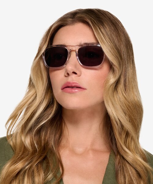 Poolside Clear AcetateSunglass Frames for Women from EyeBuyDirect
