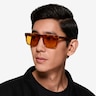 Poolside Shiny Tortoise AcetateSunglass Frames for Men from EyeBuyDirect