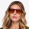 Poolside Shiny Tortoise AcetateSunglass Frames for Women from EyeBuyDirect