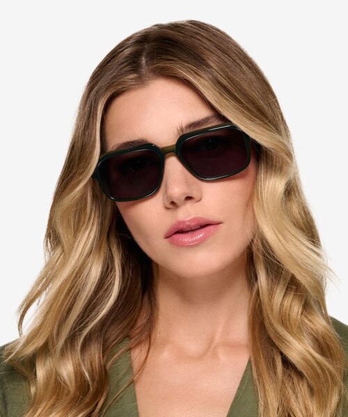 Social Green AcetateSunglass Frames for Women from EyeBuyDirect