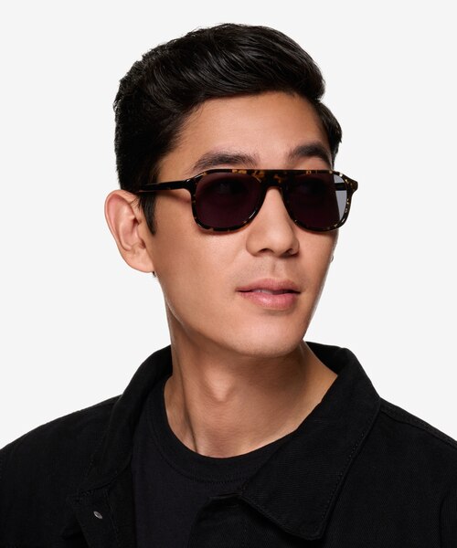 Tropical Tortoise AcetateSunglass Frames for Men from EyeBuyDirect
