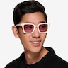 Cabana White AcetateSunglass Frames for Men from EyeBuyDirect