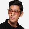 Cabana Translusant Beige AcetateSunglass Frames for Men from EyeBuyDirect