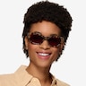 Celeste Ivory Tortoise AcetateSunglass Frames for Women from EyeBuyDirect
