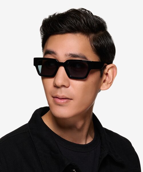 Pomade Black AcetateSunglass Frames for Men from EyeBuyDirect