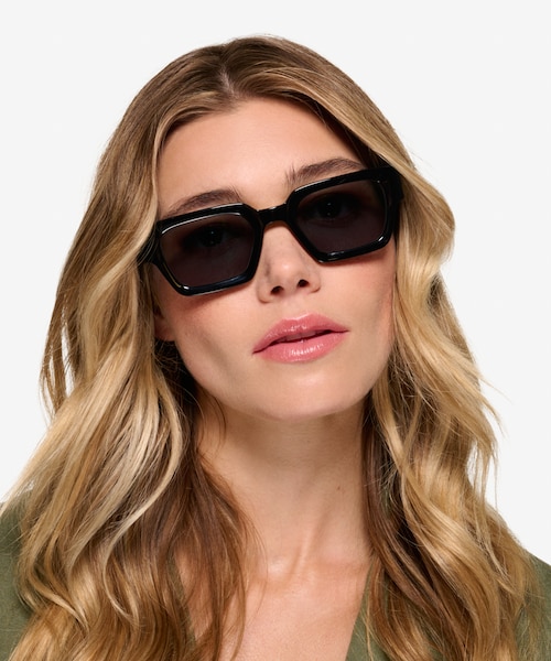 Pomade Black AcetateSunglass Frames for Women from EyeBuyDirect