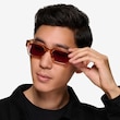 Pomade Translusant Peach AcetateSunglass Frames for Men from EyeBuyDirect