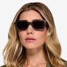 Golden Matte Gray AcetateSunglass Frames for Women from EyeBuyDirect
