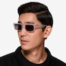 Croquet Matte Light Smoke AcetateSunglass Frames for Men from EyeBuyDirect