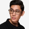 Resort Matte Gray Smoke AcetateSunglass Frames for Men from EyeBuyDirect