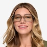Resort Matte Gray Smoke AcetateSunglass Frames for Women from EyeBuyDirect