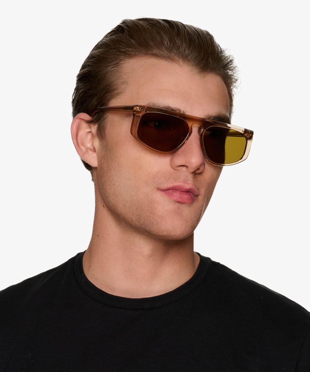 Brown frame sunglasses hotsell