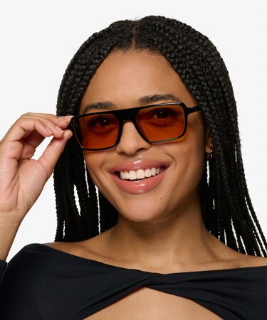 Black Zirfas -  Acetate Sunglasses