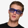 Felix Crystal Blue AcetateSunglass Frames for Men from EyeBuyDirect