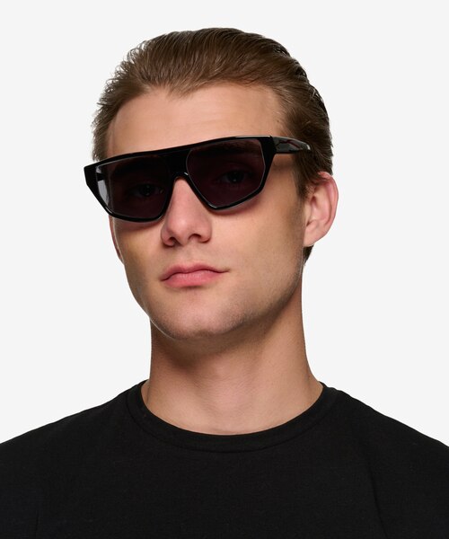 Bruno Striped Brown AcetateSunglass Frames for Men from EyeBuyDirect